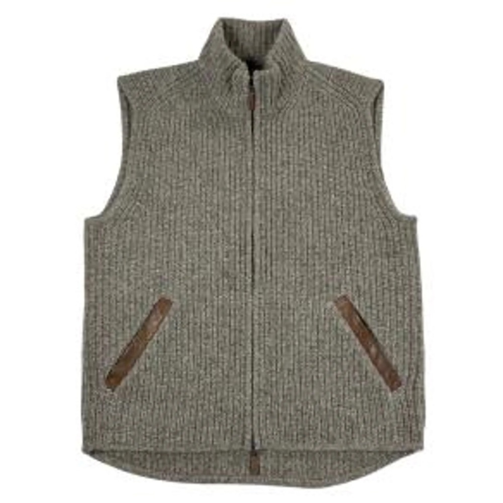 True measure of a man 100% wool vest mens medium
